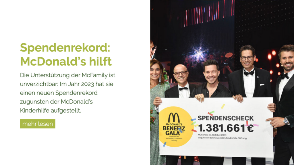 McDonald's Kinderhilfe Geschäftsbericht